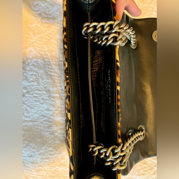 Kurt Geiger, Leather Leopard Medium Kensington Bag. - Picture 5 of 13
